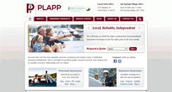 Desktop Screenshot of plappinsurance.com